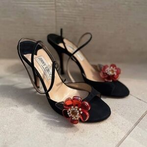 Y2K Jimmy Choo Suede Flower